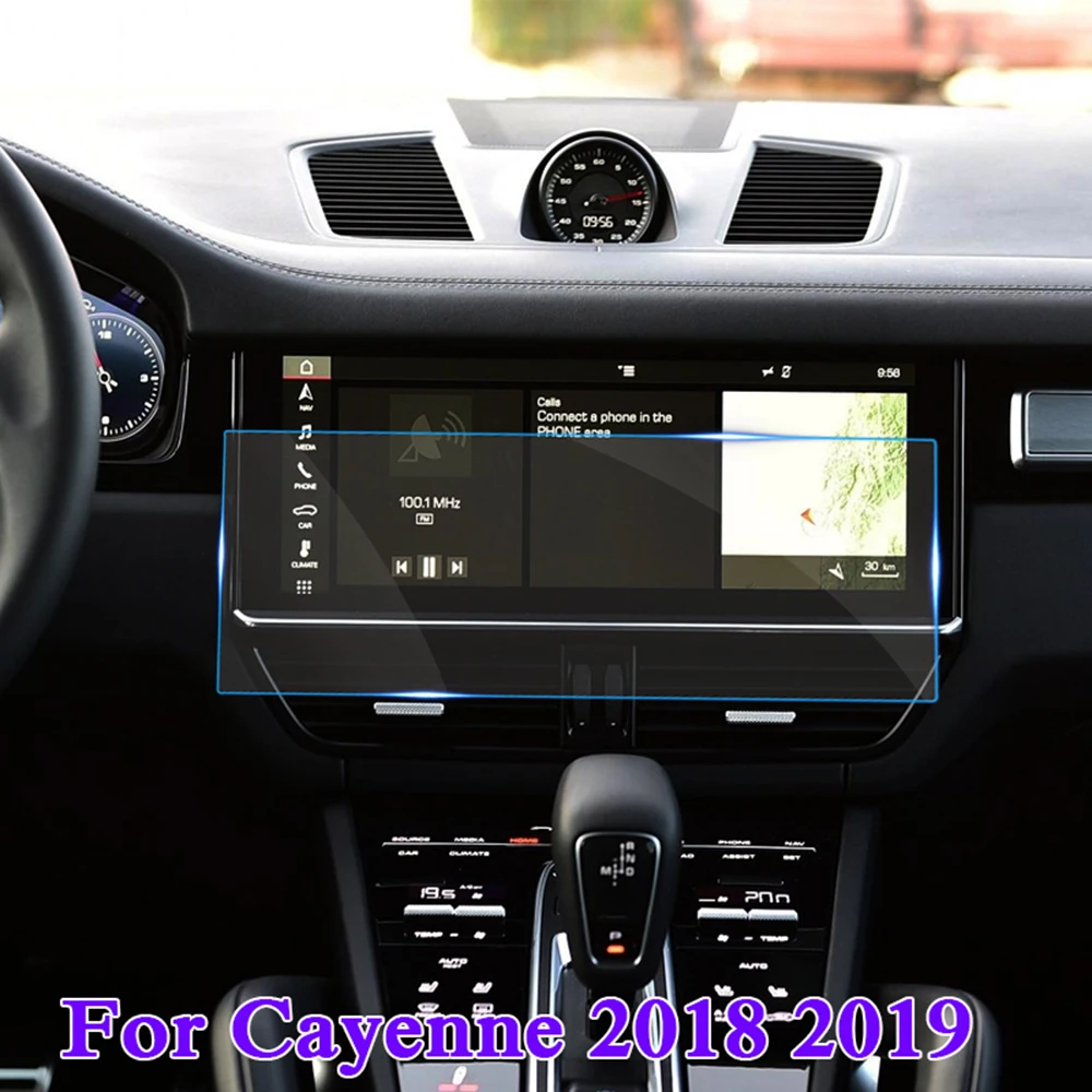 

Car Navigation GPS Screen Protector Film Anti-Scratch For Porsche Cayenne 2019 Navigation Screen Protection with Tool