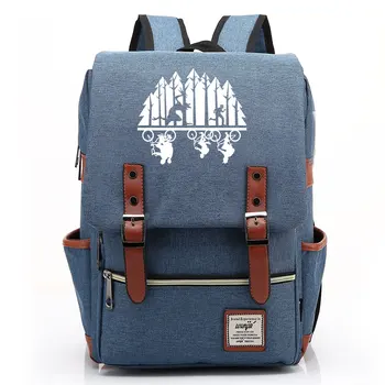 

2020 Fashion New Stranger Things Buckle Children School bag Teenagers Student Schoolbags Women Bagpack Men Backpack