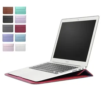 

PU Leather Laptop Sleeve Notebook Bag Pouch Case for Macbook Air 11 13 12 15 Pro 13.3 15.4 Retina Unisex Sleeve Envelope Fundas