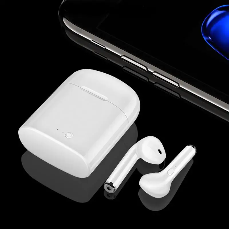 Беспроводные Bluetooth-наушники i7s TWS миниатюрные спортивные наушники-вкладыши с