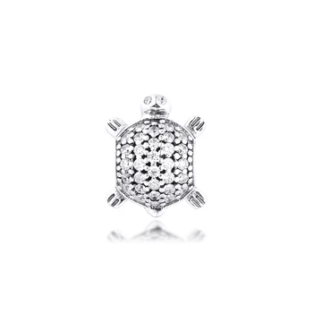 

Charms 925 Silver Original Fit Pandora Bracelets Sterling Silver Sea Turtle Charm Beads for diy Women Jewelry