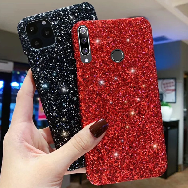 Шикарный Блестящий чехол для телефона huawei P20 P30 Pro Lite mate 30 20 10 роскошный блестящий |
