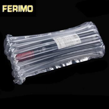 

200Pcs/ Lot 7 Columns 9*32cm Plastic Air Column Bag For Red Wine Storage Shock Proof Transparent Cushion Packing Pouches