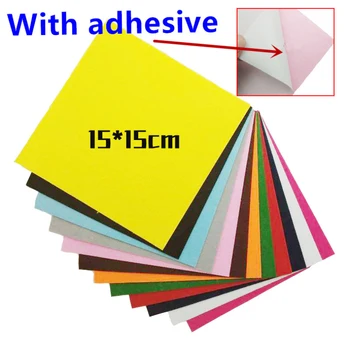 

1pc 20*30cm Colorful Self Adhesive 1MM Felt Pads For Furniture Floor Scratch Protector DIY Furniture Doll Toys Crafts Decoration