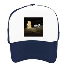 Коты Юмор мышей, летние хлопковые футболки с рисунком и с защитой от солнца для детей, Бейсбол чистая шляпа куртка из искусственной кожи для мальчиков и девочек