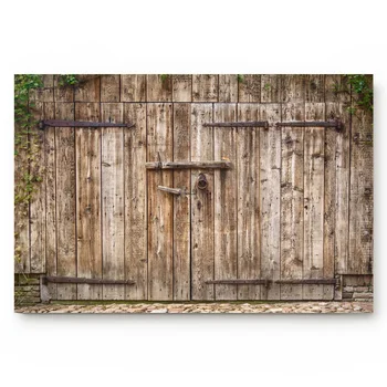 

Brown Wooden Door Lock Retro Style Bathroom Kitchen Living Room Carpet Doormat Home Decor Non-slip Floor Mat