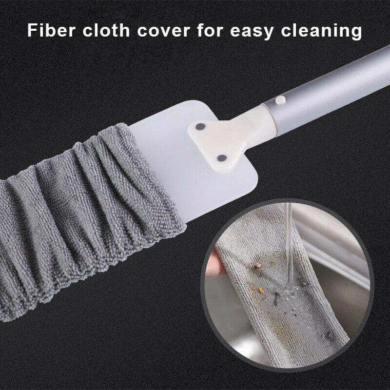 Long handle Cleaning Duster Flexible Microfiber Dust Brush for Household Sofa Gap Bedside Fur Hair Floor Sweeper Mop Tools