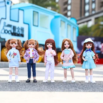 

YT0116 30cm Fashion skirt Accessory up clothes FOR Movable Jointed Dolls Trendy streetwear princess doll‘s diy clothes