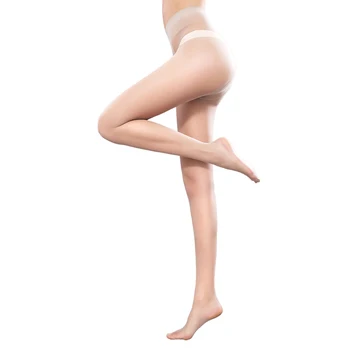 

15D Body Socks Women's Silk Stockings Sexy Ultra Sheer Control Top Pantyhose with Reinforced Toes Traceless elasticity