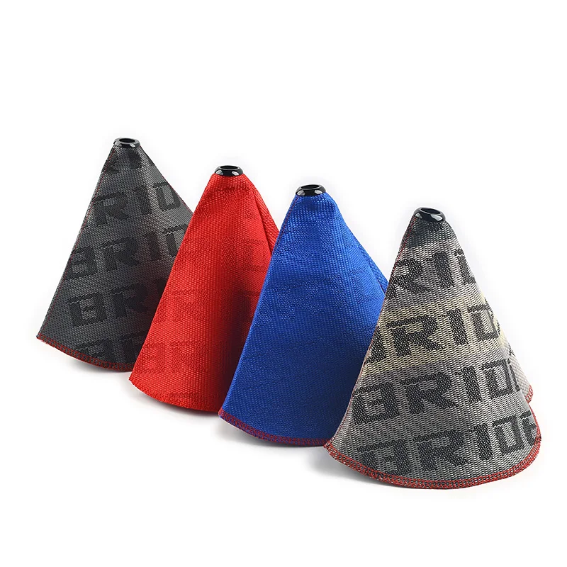JDM Style Bride Canvas Shift Boot Lever Knob Cover Racing Shift Knob Collars Universal Car With Red Stitching| | - AliExpress