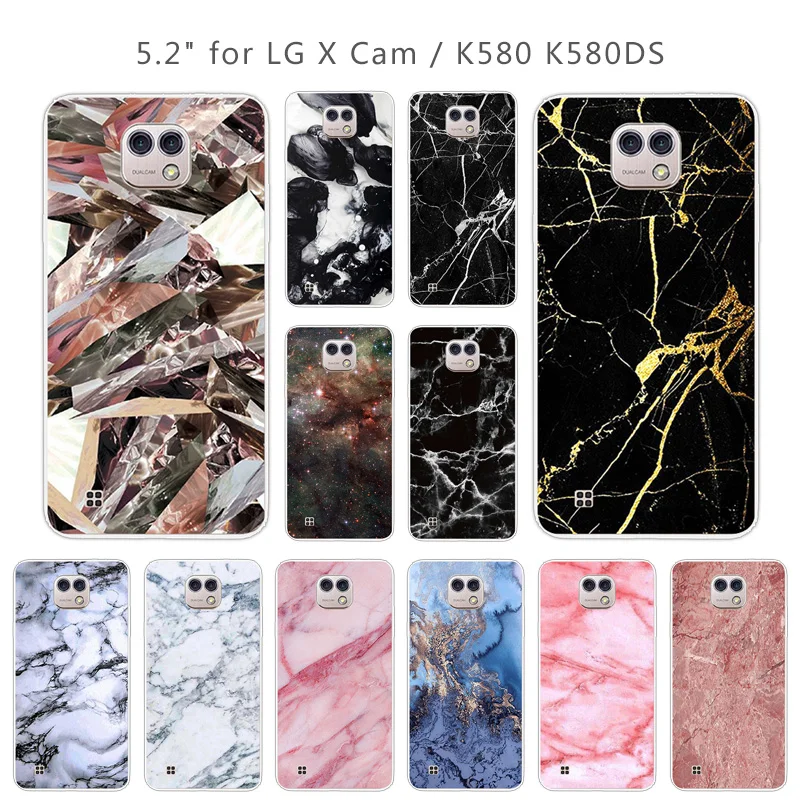 

Silicone Phone Case for LG X Cam K580DS Soft TPU Cover 5.2 inch for XCam K580DS Shell Clear Ultra Thin Back Full Protection Capa