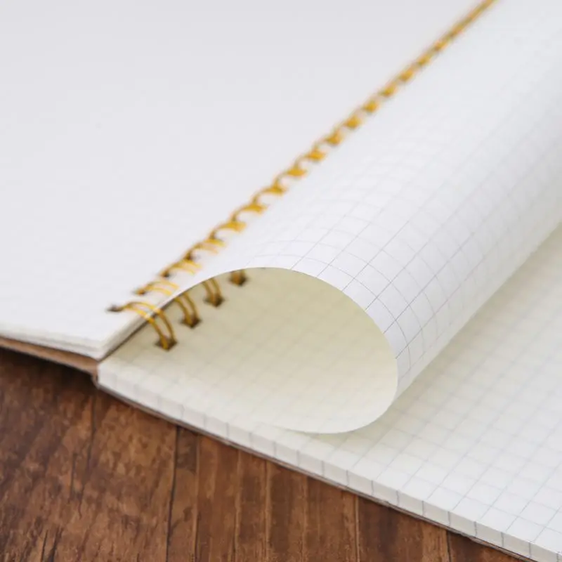 A5 Bullet Notebook Kraft Dot Grid Time Management Blank Book Spiral Journal Weekly Planner School Office Supplies L41E A5 Bullet Notebook Kraft Dot Grid Time Management Blank Book Spiral Journal Weekly Planner School Office Supplies L41E