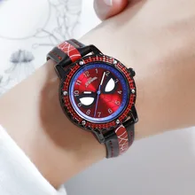 Оригинальные часы для мальчиков Дисней Роскошные Фигурки Человека-паука детские часы для девочек MARVEL мультфильм кварцевые часы для студентов