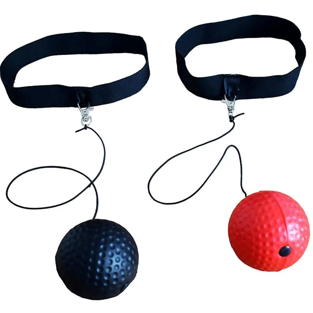 Boxing Fight Ball Tennis With Head Band For Reflex Punching In Reaction Speed Training | Спорт и развлечения