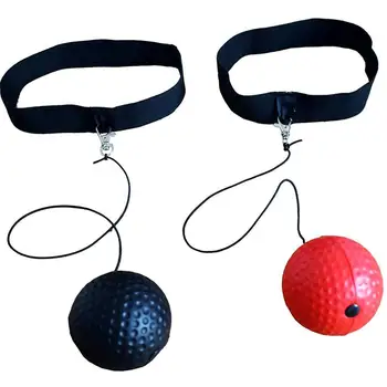 

Boxing Fight Ball Tennis Ball With Head Band For Reflex Punching Ball In Reaction Speed Training Boxing N7L2