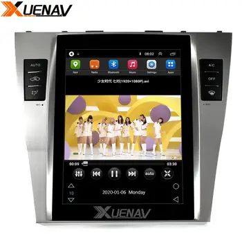 

XUENAV 10.4 Inch Tesla Style Vertical Screen Android system Multimedia Player For-Toyota Camry 2008-11 Car Audio Radio Recorde