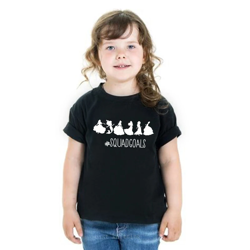 Детская футболка Детские футболки для маленьких девочек и мальчиков короткий рукав Повседневное футболка Забавная детская подарок пару; Семья футболка