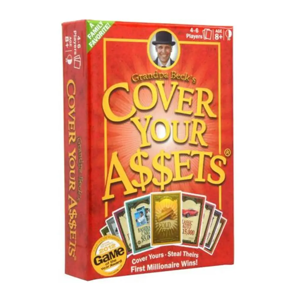 

Fun Family Collecting Card Games Enjoyed By Kids Teens And Adults For Cover Your Assets Grandpa Beck Toys For Children