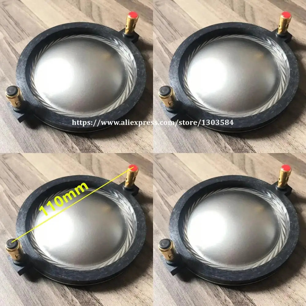 4 шт. Replacemen t диафрагма 8 ohmor 16 Ом для B& C DE900, BC-MMD900-8 EAW CD-3514, KF650 74,4 мм чистый алюминиевый плоский провод