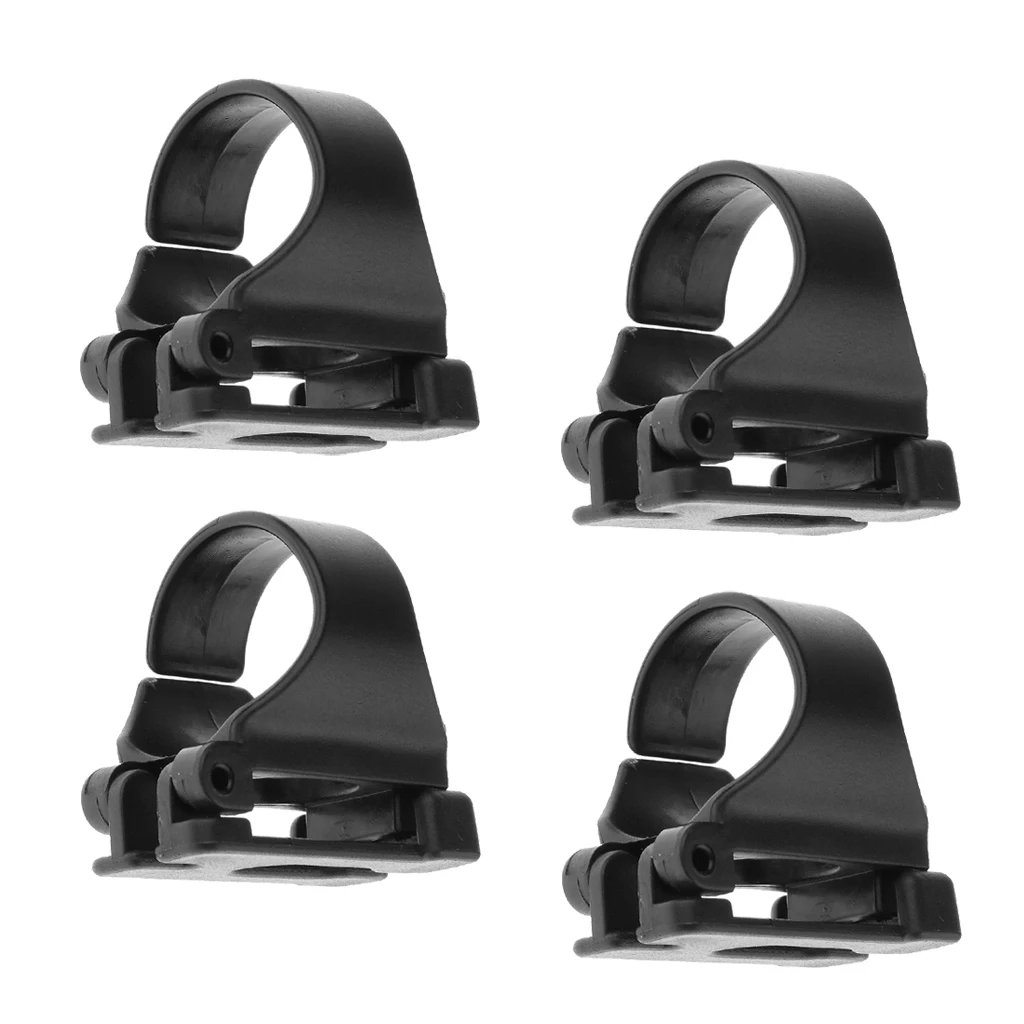 4pcs Dive Snorkel Clip Breath Tube Holder Clamp Diving Mask Retainer Keeper
