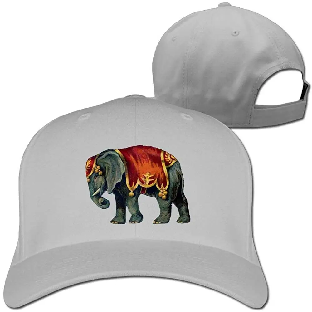 Бейсбольная кепка в стиле хип-хоп в индийском стиле унисекс с изображением слона, винтажные регулируемые шляпы