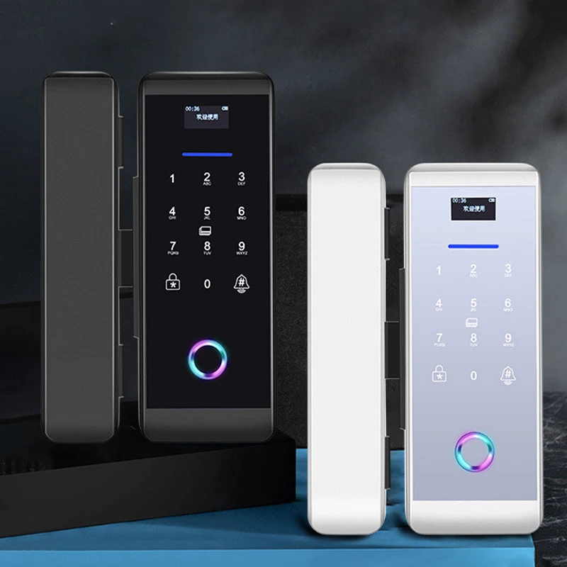 

Glass Door Fingerprint Lock Office Intelligent Combination Electronic Lock Remote Control Digital Lock Free Shipping To Brazil