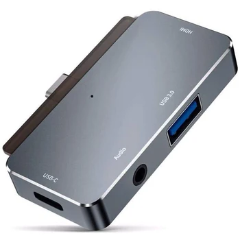 

USB C Hub for iPad Pro 11/12.9 2020/2018 Adapter,4-In-1 Adapter with Aux 3.5mm Headphone Data Jack