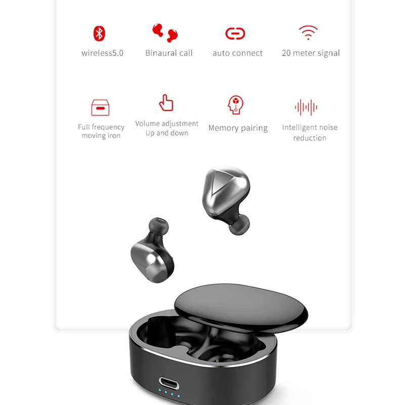 UMNYI 6D беспроводные наушники ушные bluetooth tws наушники можно подключить два мобильных телефона наушники автоматический подарок