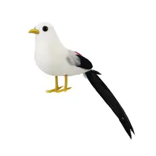 Поддельные птицы искусственный перо пены Doves Свадебный декор место орнамент окружающей среды реалистичные высокая степень имитация ручной работы