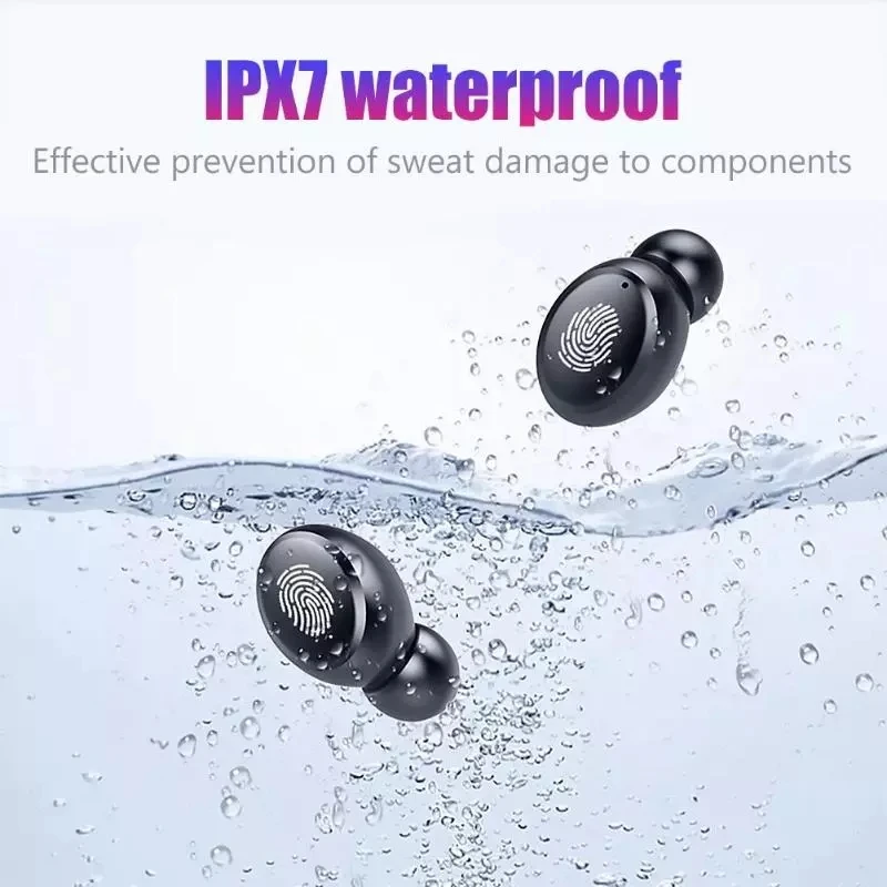 TWS V11 Bluetooth 5 0 Touch Control LED Display Wireless Sports Earphone 9D Stereo IPX7 Waterproof Earbuds With 4000mAh charing
