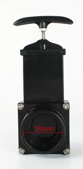 DN50/DN63/DN75 Camp drain valve sewage RV valve UPVC Caravan gate with good corrosion and pressure resistance