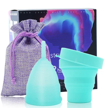 

Menstrual Cup Sterilizer Medical Grade Silicone Menstrual Cups Sterilizing Feminine Hygiene Copa Menstrual Cup For Women Care