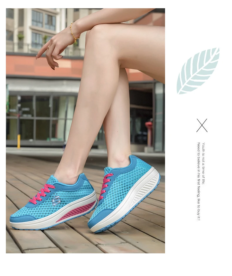 Hot Sale Sports Shoes Woman Tennis Shoes Outdoor Sneakers Women Athletic Walking Jogging Trainers Zapatos Height Increasing