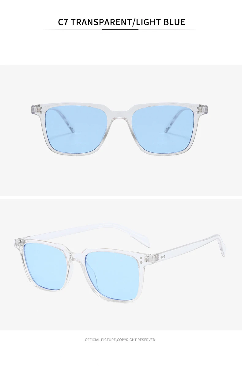 JackJad 2020 Fashion Cool NDG SUN Style Rectangle Sunglasses Unisex