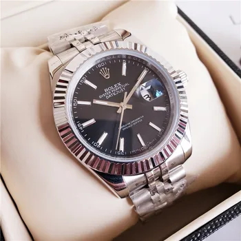 

2020 New Rolex-Oyster Perpetual Business Stainless Steel Belt Calendar Mechanical Watch Men and Women Luxury Watch Gift34