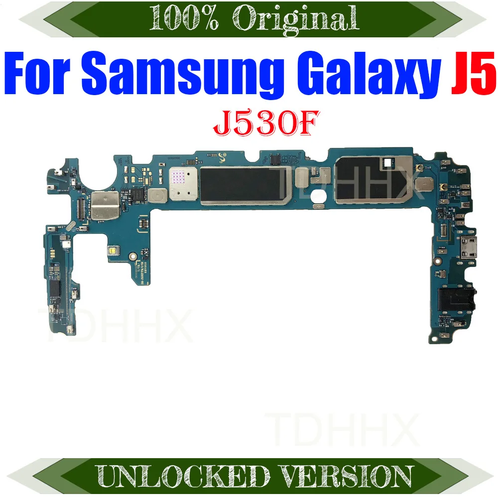 100% оригинальная материнская плата для Samsung Galaxy J5 J530F разблокированная Android