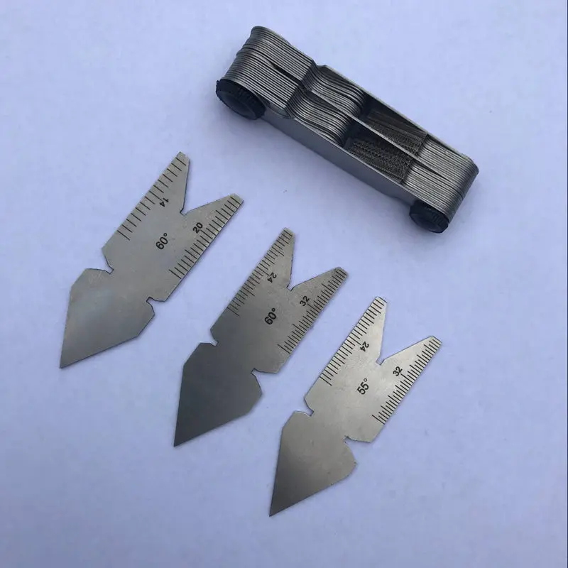 SKU363131 4 шт. в наборе 55 и 60 ° измерительные приборы метрический цельный винтовой датчик центр регулирования