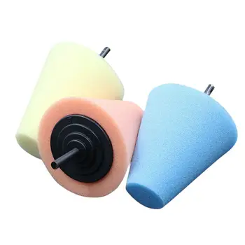 

1Pcs 80mm Wheel Polish Polishing Power Cone Foam Buffer Power Attachment