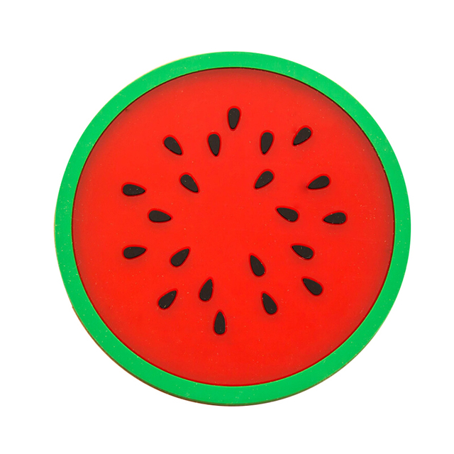 Shape Cup Coaster Silicone Cup Pad Slip Insulation Pad Cup Mat Hot Drink Holder Mug Stand Home Kitchen Accessories