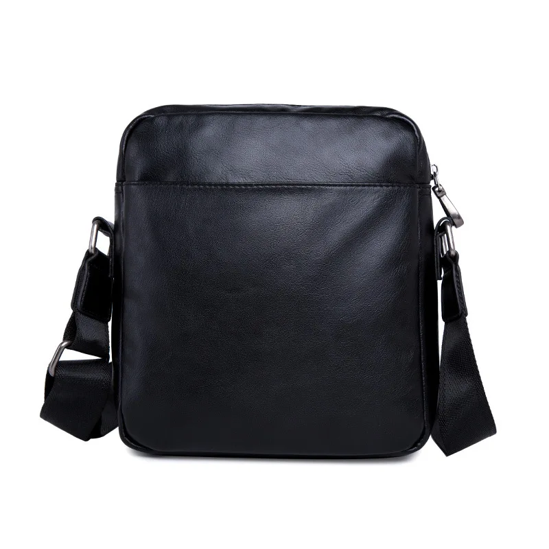 

2019 Autumn New Style Fashion Cool Style MEN'S Single-shoulder Bag Solid Color PU Leather Car Suture Men's Bag