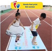 Mãos e pés jogo almofada equipe expandir adereços formação ao ar livre grupo construção almofadas de jogo divertido jardim de infância jogos da equipe brinquedo salto esteira