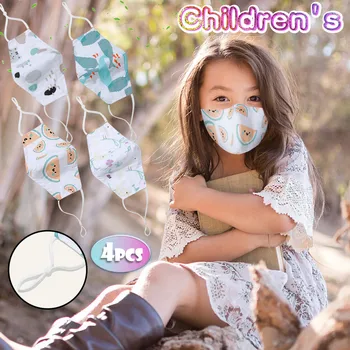 

Children's Mask Fashion Printing, Reusable Washable And Replaceable Filter Cloth Mouth Mask Mouth Face Mask Reuseable masques