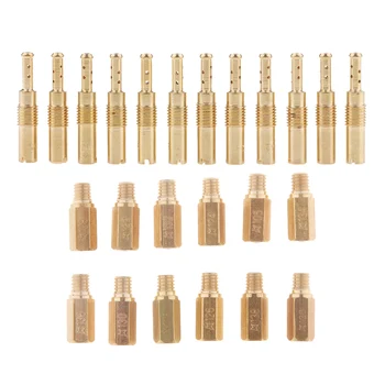 

24pcs Set Main Jets w/ Slow/Pilot Jet fits for PWK Keihin OKO CVK Carburetor Repair #32-60 and #105-138