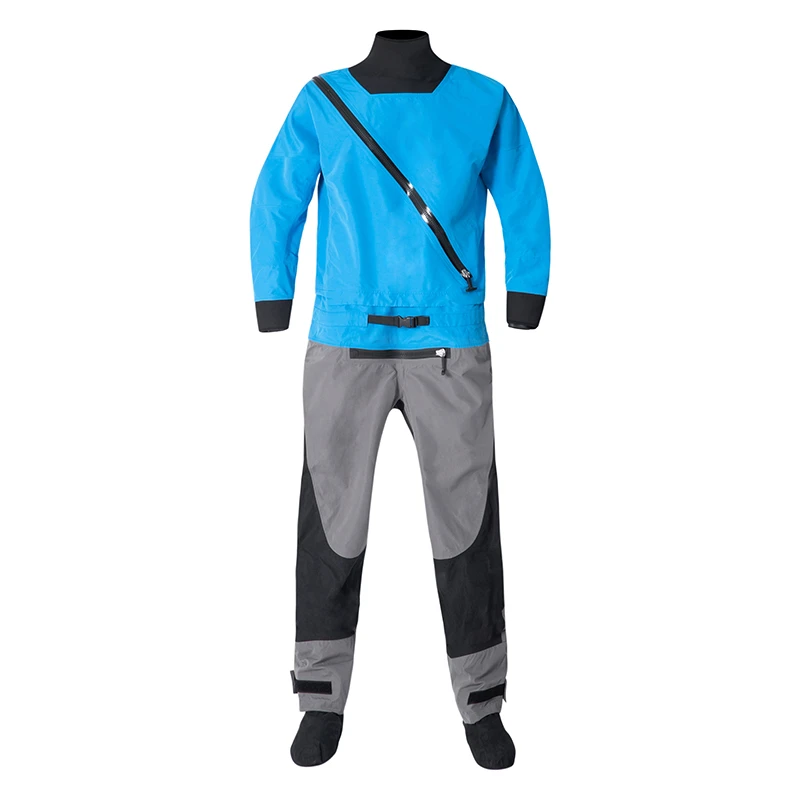Drysuit for Men Dry Suits Latex Cuff and Splash Collar Flatwater Ocean