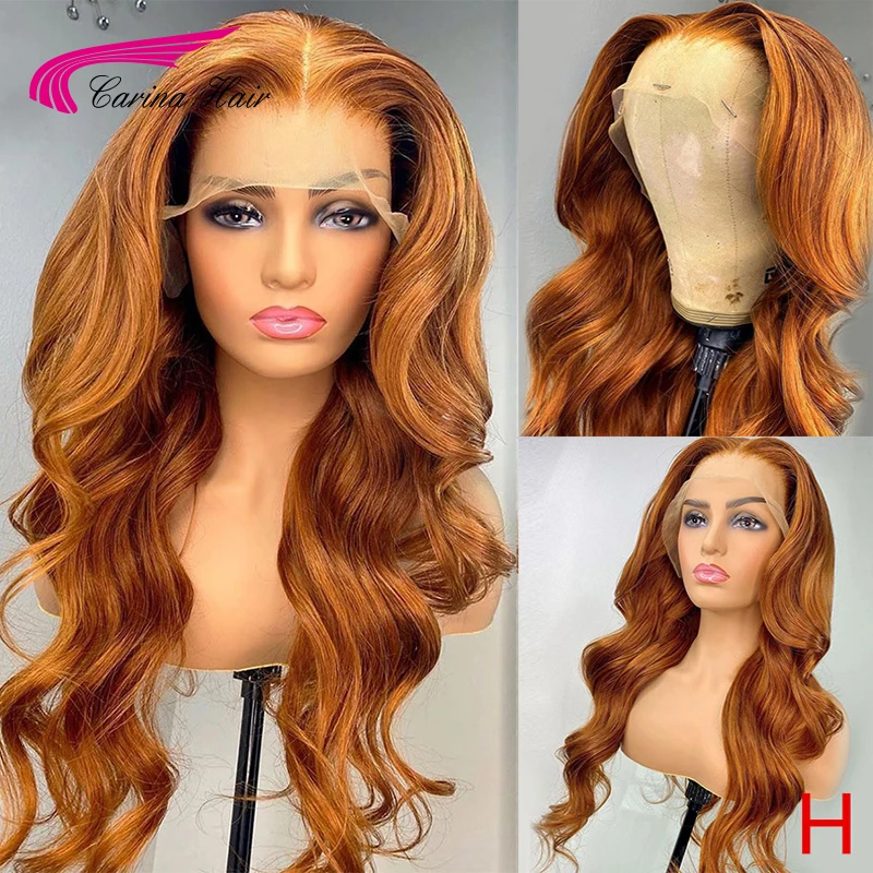 Человеческие волосы спереди парики с детскими волосами Remy 13*4/13*6 волнистые