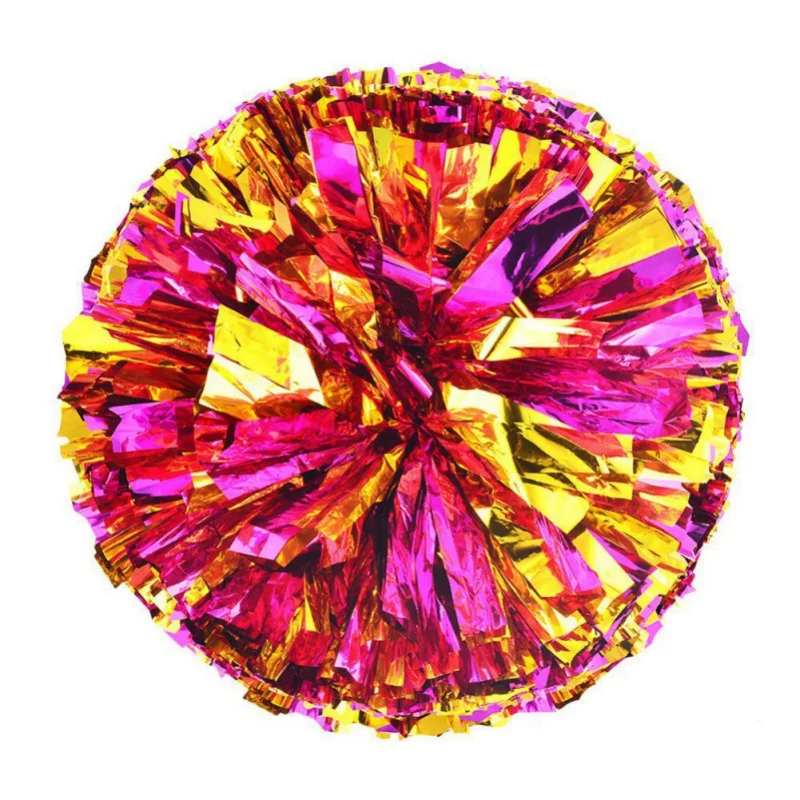 

32cm Pom Poms Double Hole Handle Cheerleading Ball Sports Match Vocal Dance Party Concert Decor Club Sport Supplies