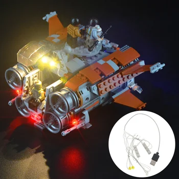 

Building Blocks LED Lighting Kit for The Jakku Quad jumper 75178 (Only LED Light, No Block Kit)