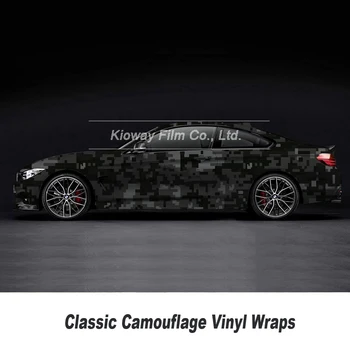 

Over 200 Kinds grey balckCamo Vinyl Wrap Car Motorcycle Decal DIY Styling camouflage vinyl wrapping film 5m/10m/18m