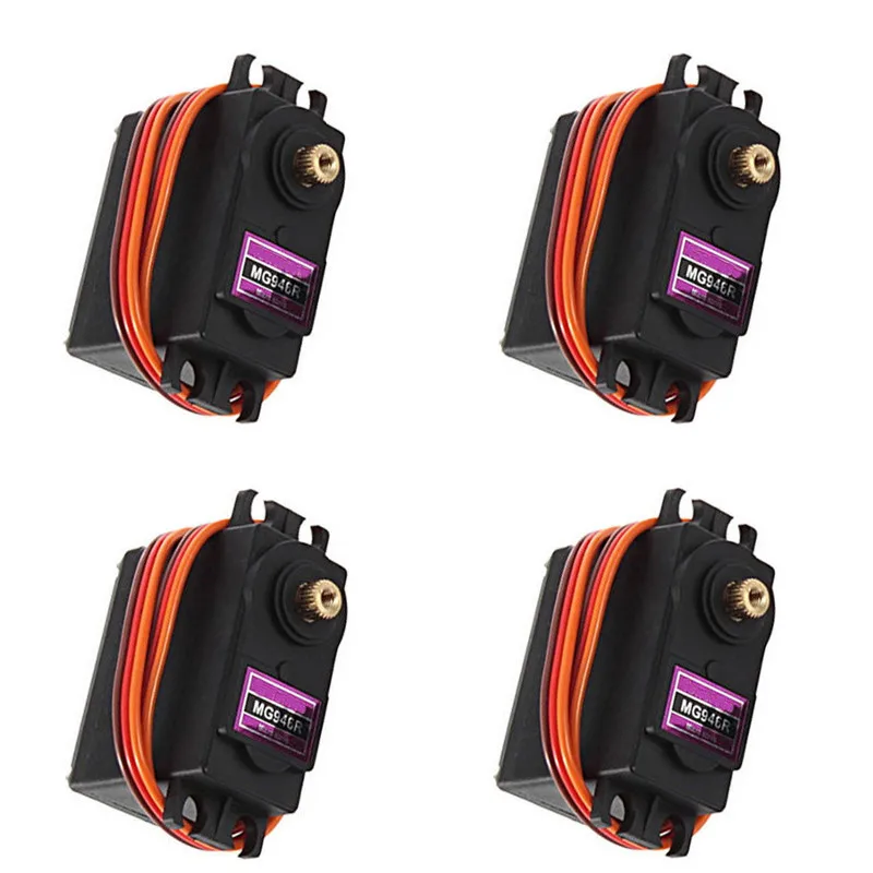 

4PCS MG946R Servo 13kg High Torque Metal Gear Servo For RC Car HSP HPI Wltoys Kyosho TRAXXAS 1/8 1/10 Airplane Helicoter