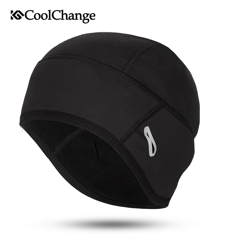 Велосипедная шапка CoolChange зимняя теплая спортивная велосипедная для улицы